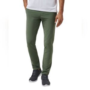 Travis Mathew OPEN TO CLOSE TECH CHINO PANT 38x32 Green Slim Fit